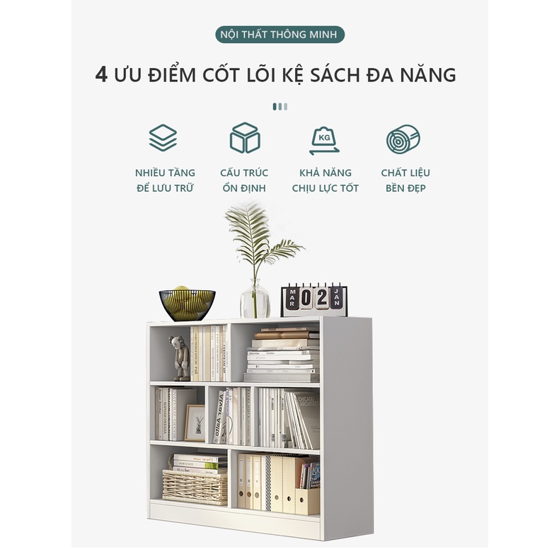 Tủ sách để sàn thích hợp để phòng khách phòng học - gp217