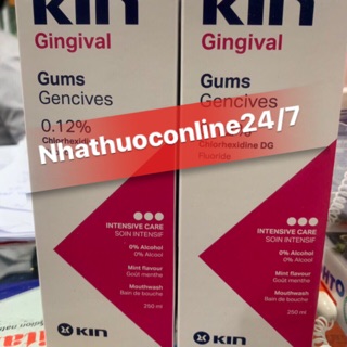 ✅NƯỚC SÚC MIỆNG NGĂN NGỪA NHA CHU KIN GINGIVAL(250ml)