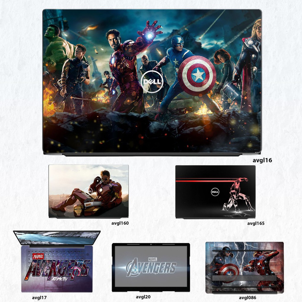 Skin dán Laptop Dell in hình Avenger _nhiều mẫu 4 (inbox mã máy cho Shop)