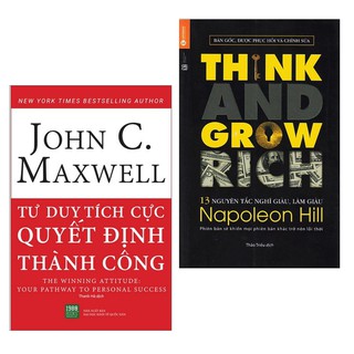 Sách Combo Tư Duy Tích Cực Quyết Định Thành Công và 13 Nguyên Tắc Nghĩ Giàu Làm Giàu - Think And Grow Rich (Tái Bản)