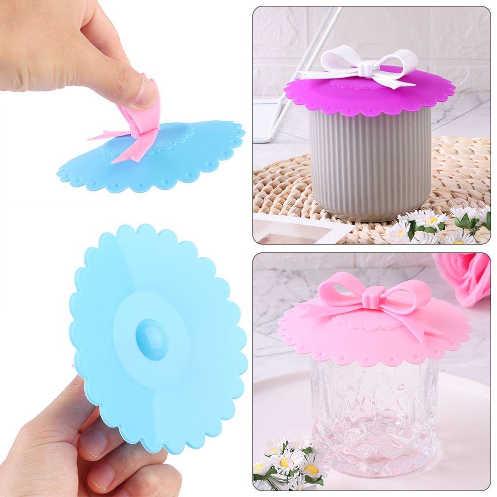 1 Nắp Cốc Uống Nước Có Nơ Ren Dễ Thương