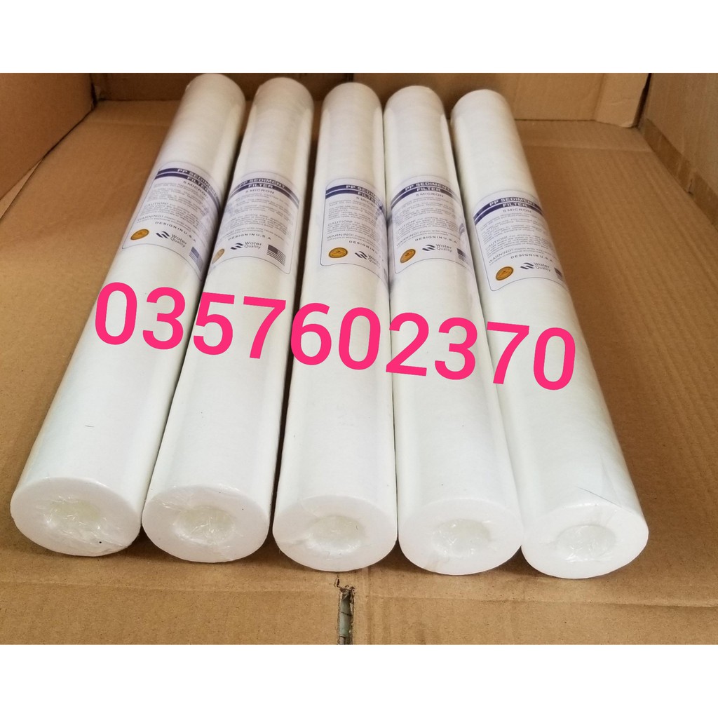 [FREESHIP 99K]_Bộ 10 lõi lọc nước số 1 PPF 20 inch