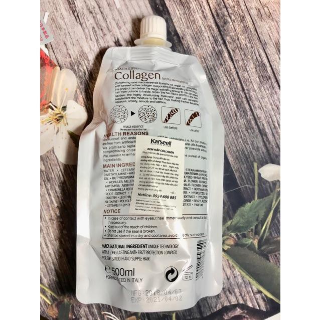 [siêu rẻ] DẦU Ủ TÓC COLLAGEN KARSELL PHỤC HỒI TÓC