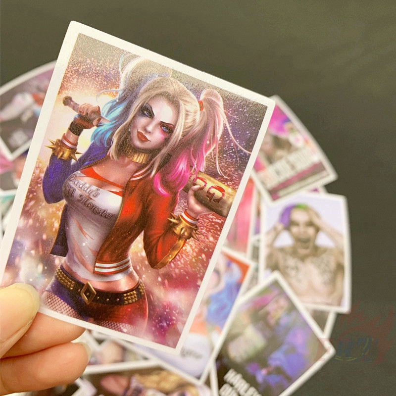 Set 25 Sticker Dán Trang Trí Hình Harley Quinn