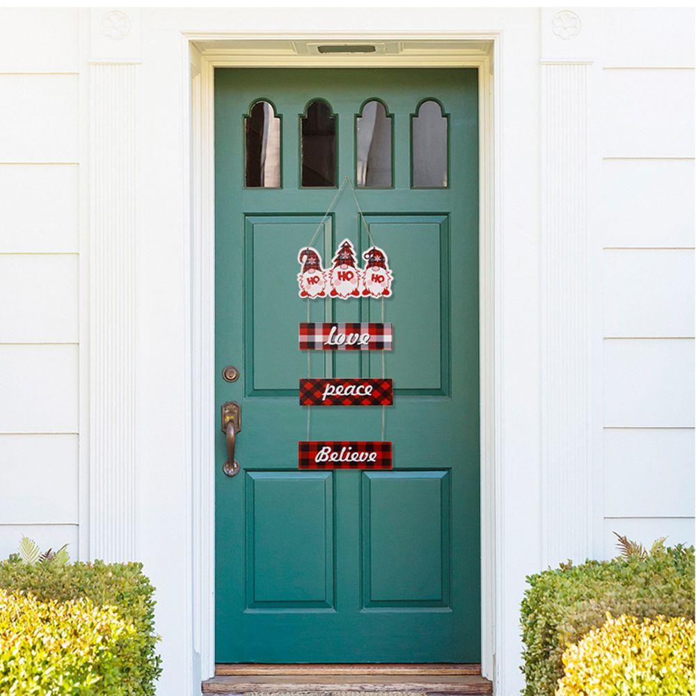 Bảng Gỗ Treo Cửa Trang Trí Giáng Sinh