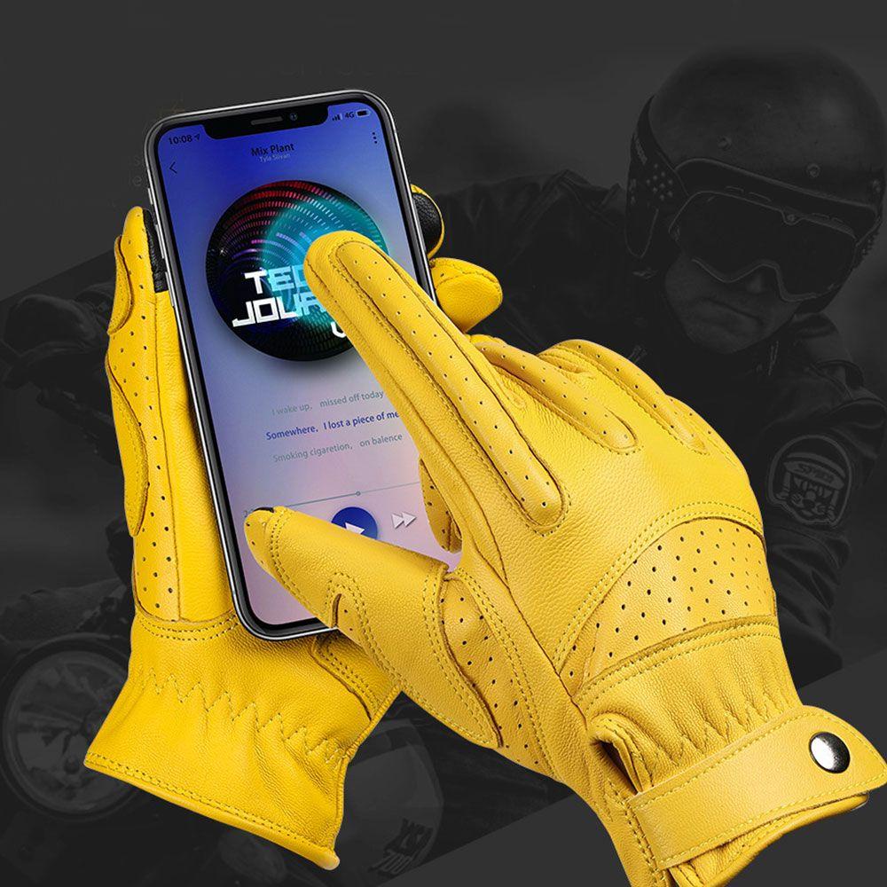 Găng Tay Lái Xe Đạp Leo Núi Chống Trượt Thoáng Khí Chống Mài Mòn Có Thể Chạm Màn Hình Cảm Ứng