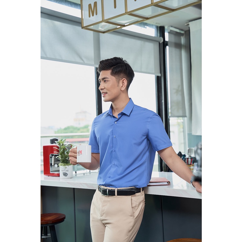 Áo sơ mi ngắn tay Slim Fit DGCs - SASN2038M