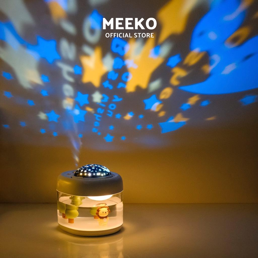 Máy phun sương kiêm đèn chiếu sao lấp lánh và đèn ngủ Mizy MEEKO