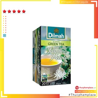Trà xanh vị nhài hiệu Dilmah hộp to 30g 20 túi lọc