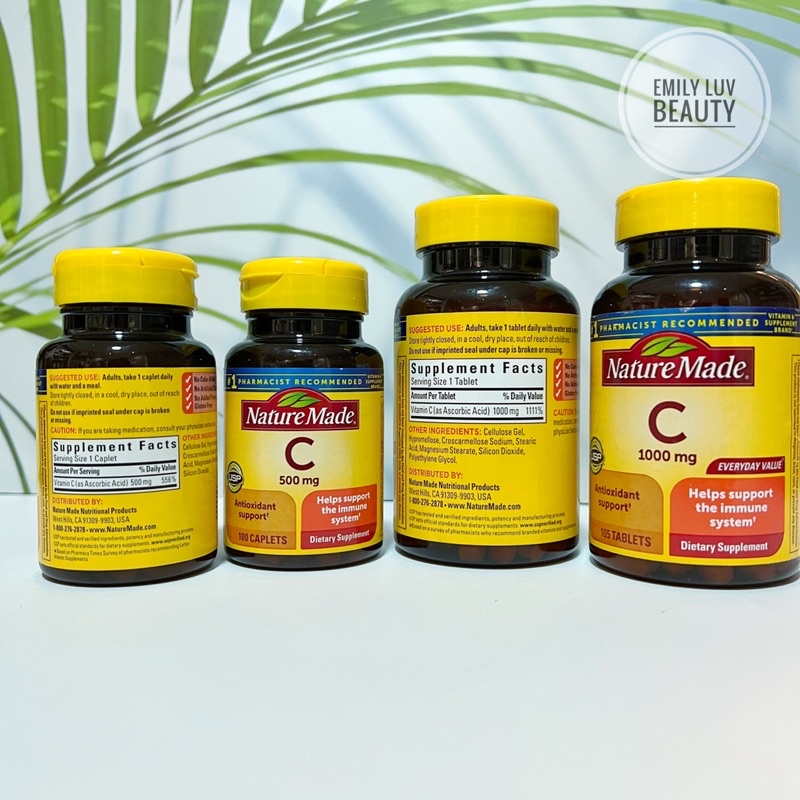 NM Vitamin C 500mg, 1000mg