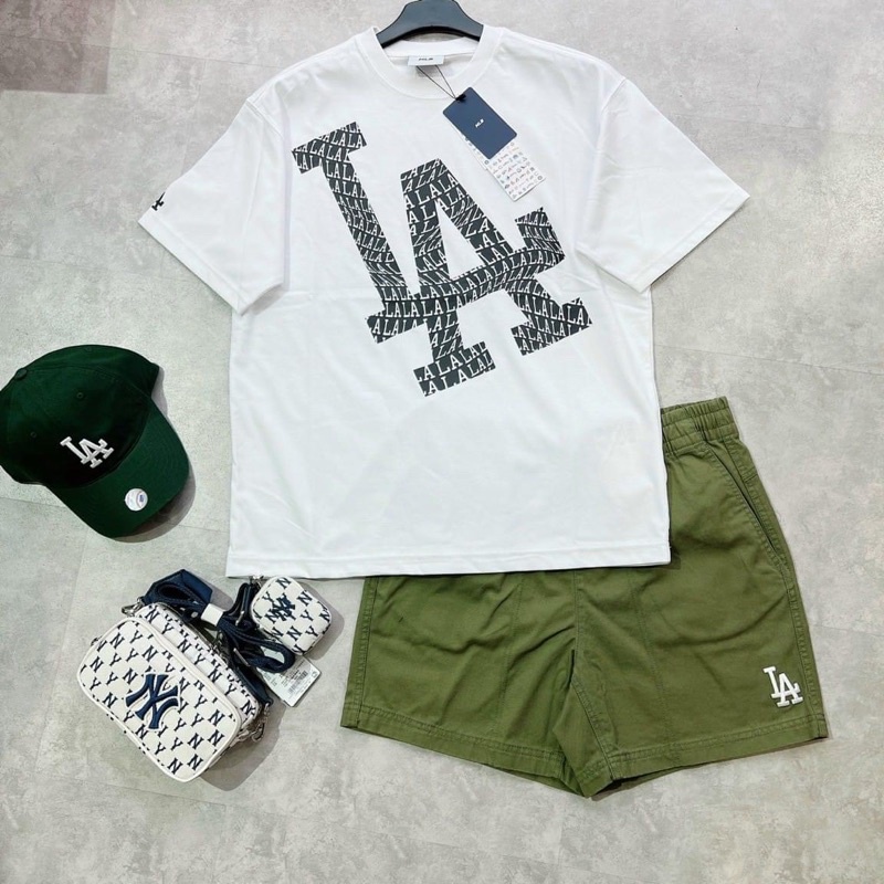 Áo MLB logo meta LA