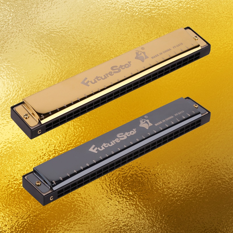 Kèn Harmonica Polyphonica 24 Lỗ Cho Người Mới Bắt Đầu