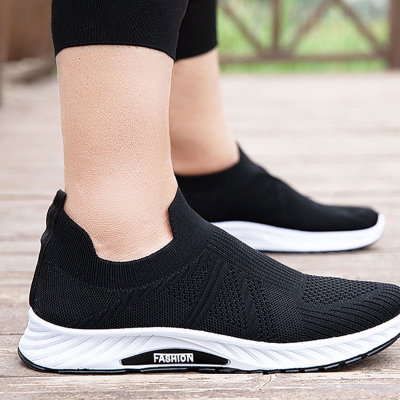 Giày Thể Thao Vải canvas Đế Mềm Phối Lưới Thoáng Khí Thời Trang Mùa Xuân