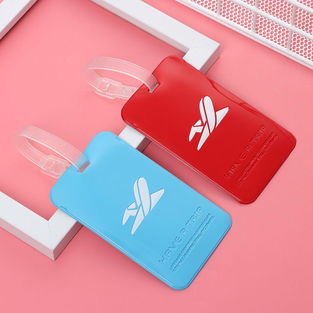♫DAPHNE♫ ID Suitcase Labels Address Bag Tag Baggage Labels Reusable Ropes Aeroplane Name Luggage  Tags/Multicolor