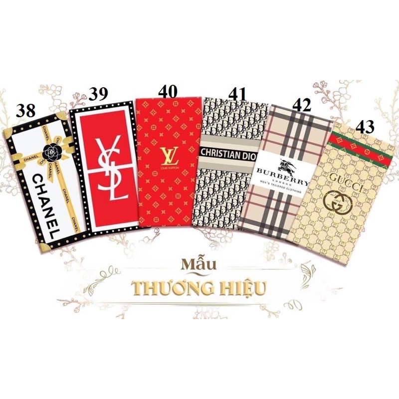 10 Bao Lì Xì chúc tết năm mới nhìu mẫu