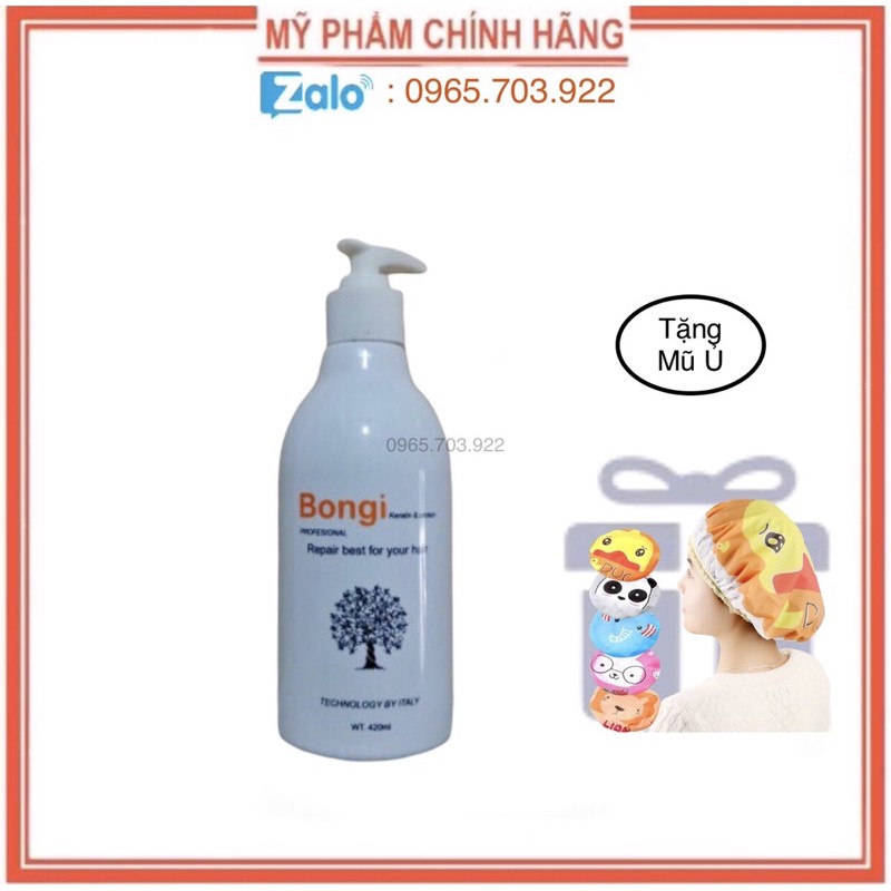 [ Tặng Mũ Ủ ] Phục Hồi Bongi KERATIN & PROTEIN 420ml
