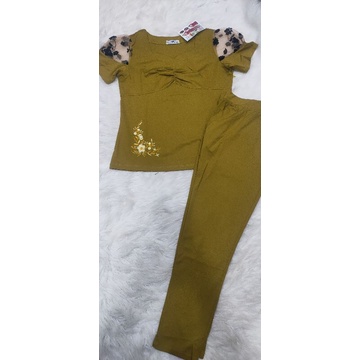 Bộ Quỳnh Anh tay ngắn quần dài thun cotton mịn sale