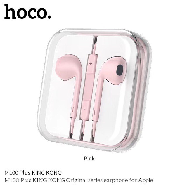 Tai nghe nhét tai Hoco M100 plus âm thanh Super Bass sử dụng Jack 3.5mm cho ip