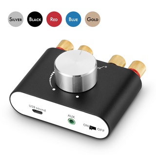 Bộ khuếch đại âm thanh hifi kỹ thuật số bluetooth 5.0 mini 50w + 50w