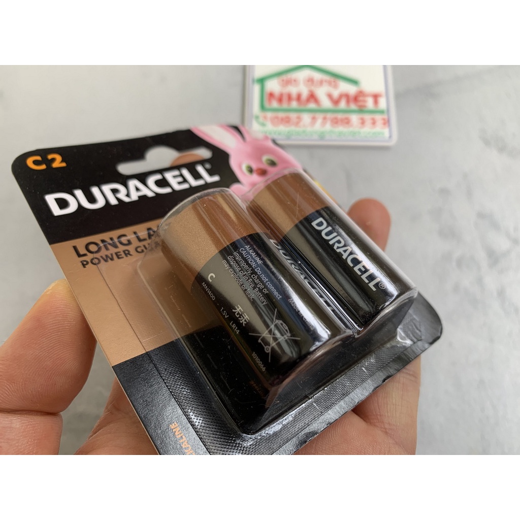 Pin kiềm cỡ trung C Duracell Coppertop Alkaline LR14 MN1400 1.5V chính hãng
