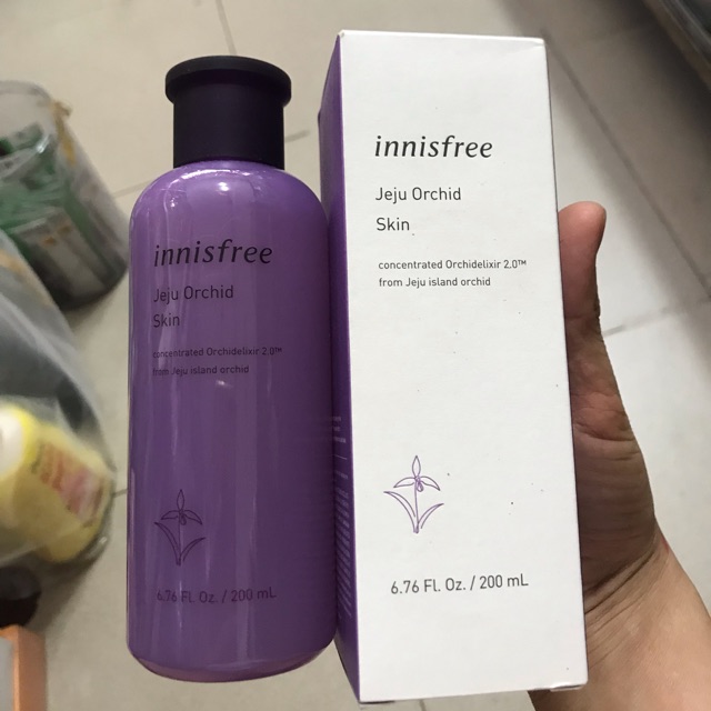 Nước Cân Bằng Ngăn Ngừa Lão Hóa Sớm Từ Hoa Lan Innisfree Jeju Orchid Skin 200ml -