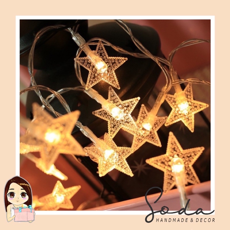 Đèn led trang trí hình ngôi sao xinh xắn cực Chill