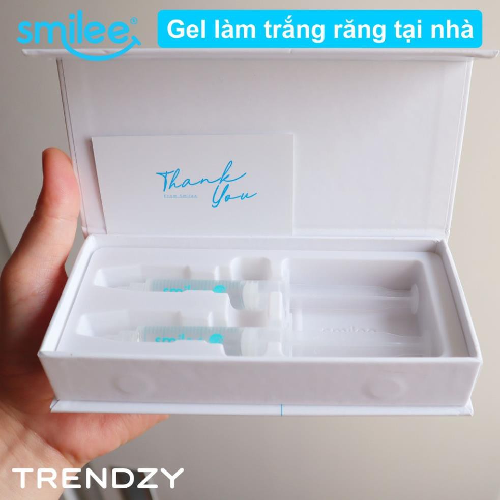 Bộ 2 Gel tẩy trắng răng tại nhà Smilee - gồm 2 ống tuýp 5ml, made in USA