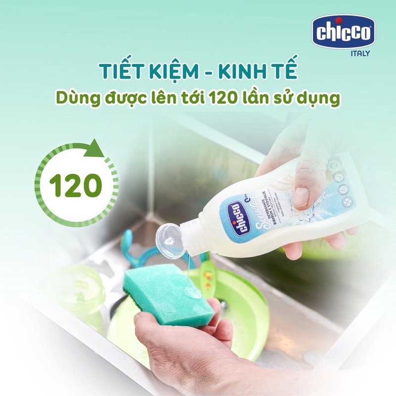 GEL RỬA BÌNH CHICCO CHIẾT XUẤT DẦU DỪA TỰ NHIÊN