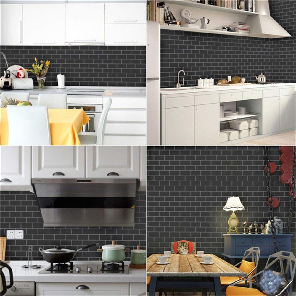 Đề Can Dán Tường Giả Gạch 3D Chống Thấm Nước