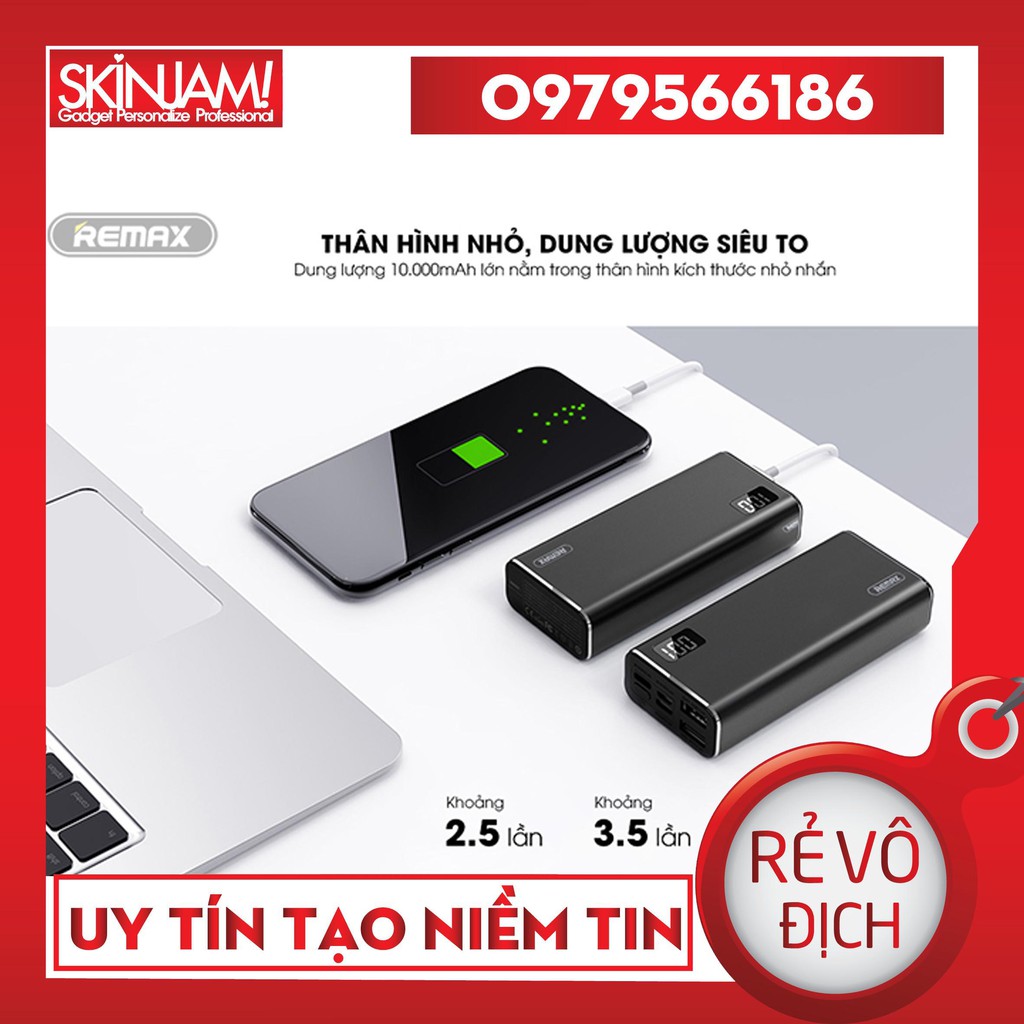 Pin Sạc Dự Phòng Mini Pro 10000mah Remax RPP-155