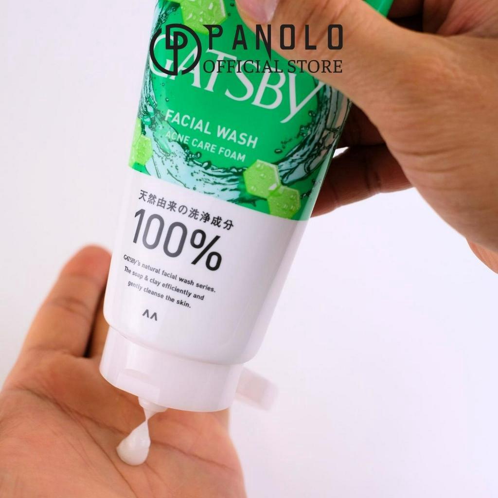 Sữa Rửa Mặt Cho Nam Da Mụn Gatsby Acne Care Foam 130g