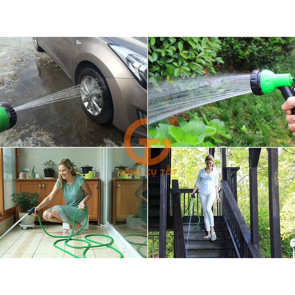 Vòi xịt nước tưới cây rửa xe 8 chế độ