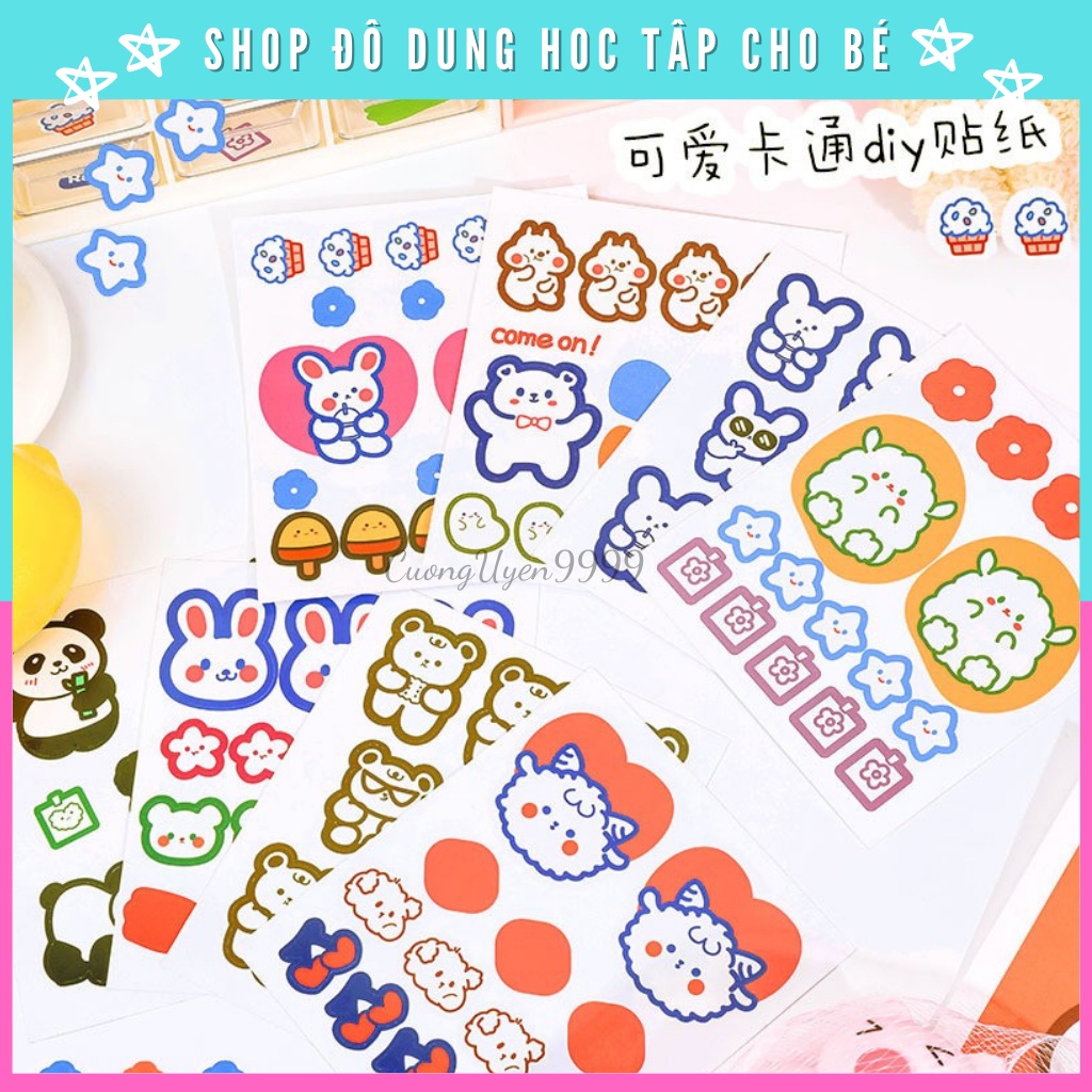 Sticker dán hình vẽ dễ thương