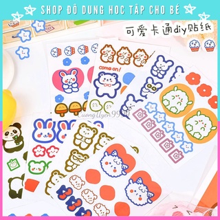 Sticker dán hình vẽ dễ thương