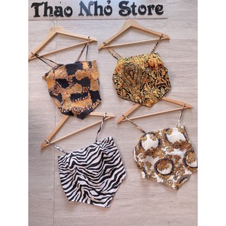 áo yếm hai dây hở lưng cột nơ