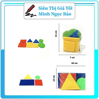 Bộ hình học phẳng cho học sinh và bộ nhận biết hình phẳng cho giáo viên