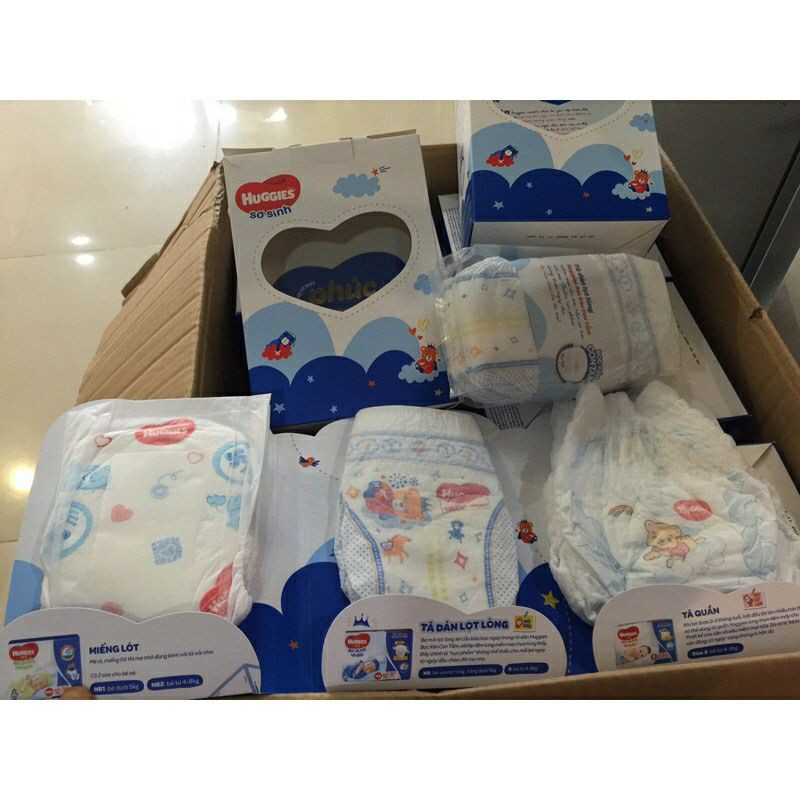 binkute tã dán Huggies sơ sinh mẫu thử 50Nb/100nb