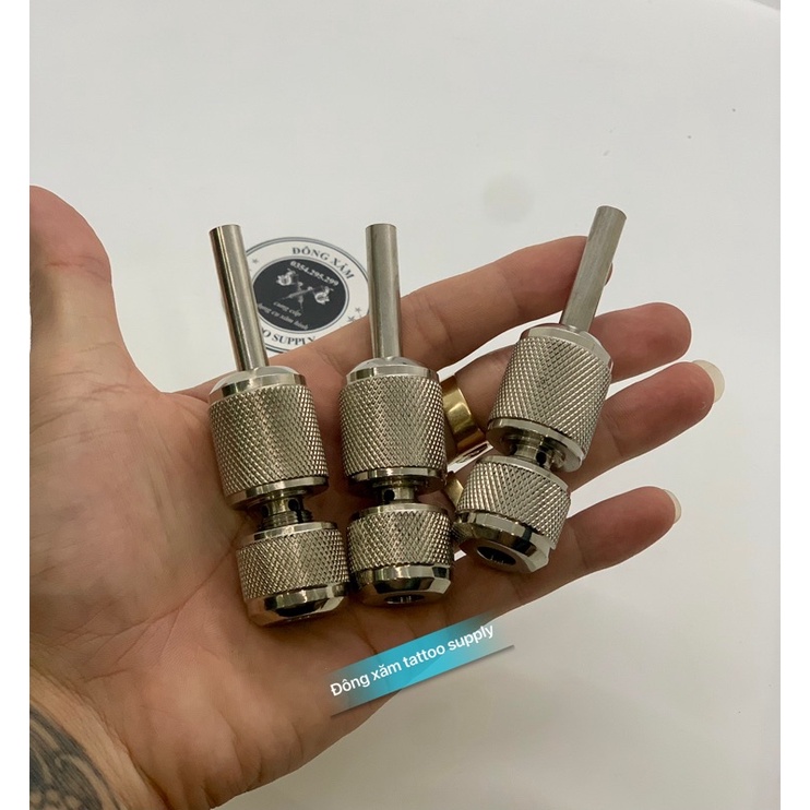Tay cầm vặn inox máy xăm hình