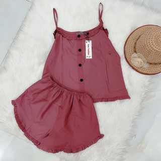 Set Bộ Kate lụa đùi 2 dây dưới 60kg