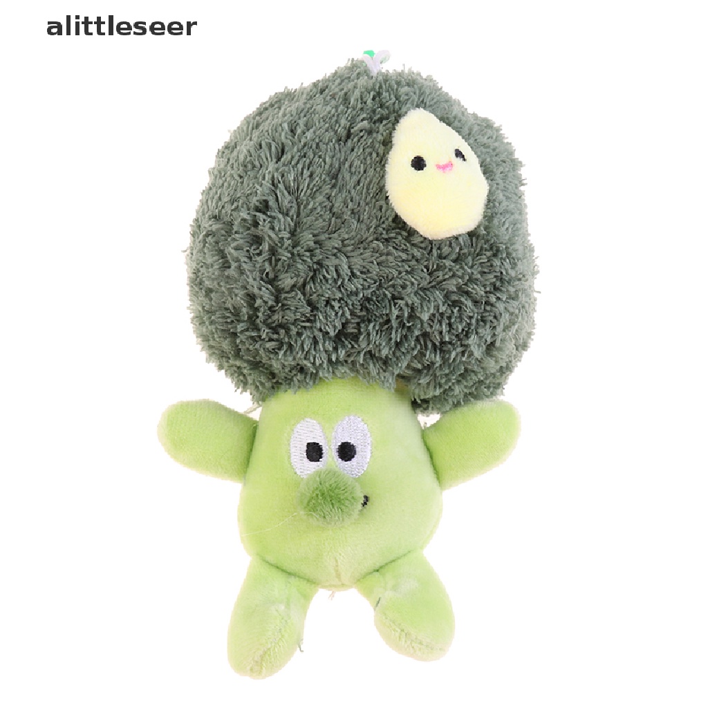 Móc Khóa Hình Rau Củ Broccoli Nhồi Bông Dễ Thương