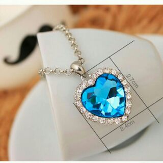 Dây chuyền đá Ruby Sky Blue