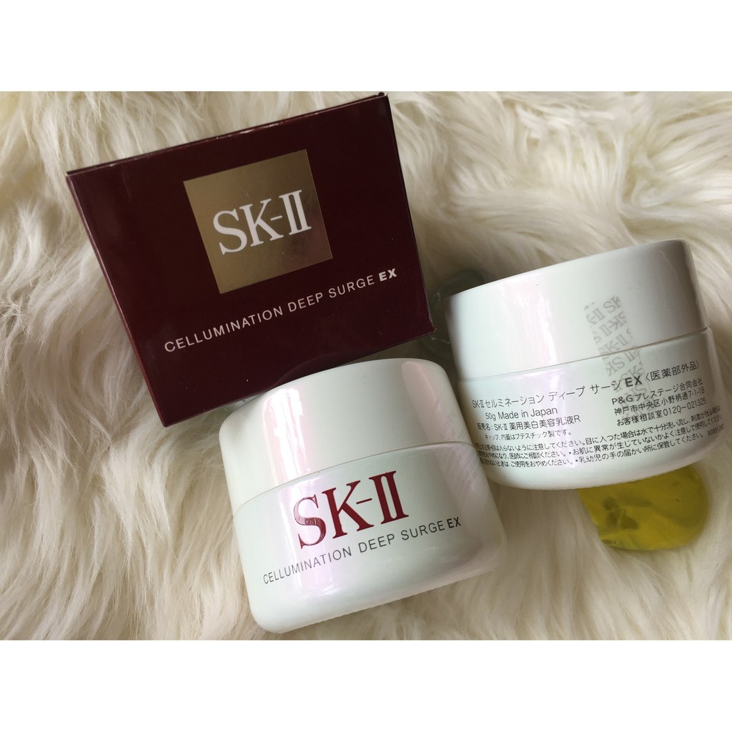 Kem Dưỡng Ẩm Trắng Da SK-II CELLUMINATION DEEP SURGE EX 50g-Hộp rách nhẹ,Nguyên NEW "Bán Thanh Lý"