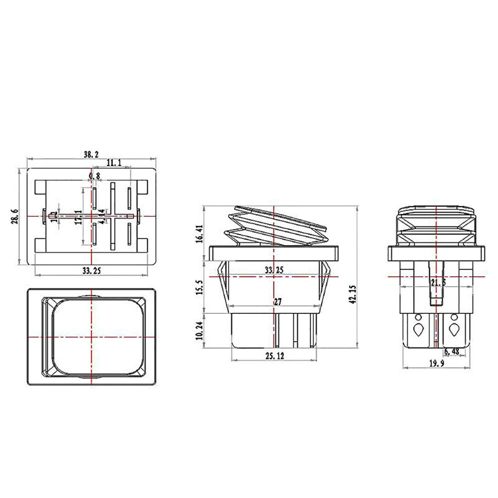 Công Tắc Bật / Tắt Có Đèn Led 30a Chống Thấm Nước Cho Xe Hơi / Tàu Thuyền | BigBuy360 - bigbuy360.vn