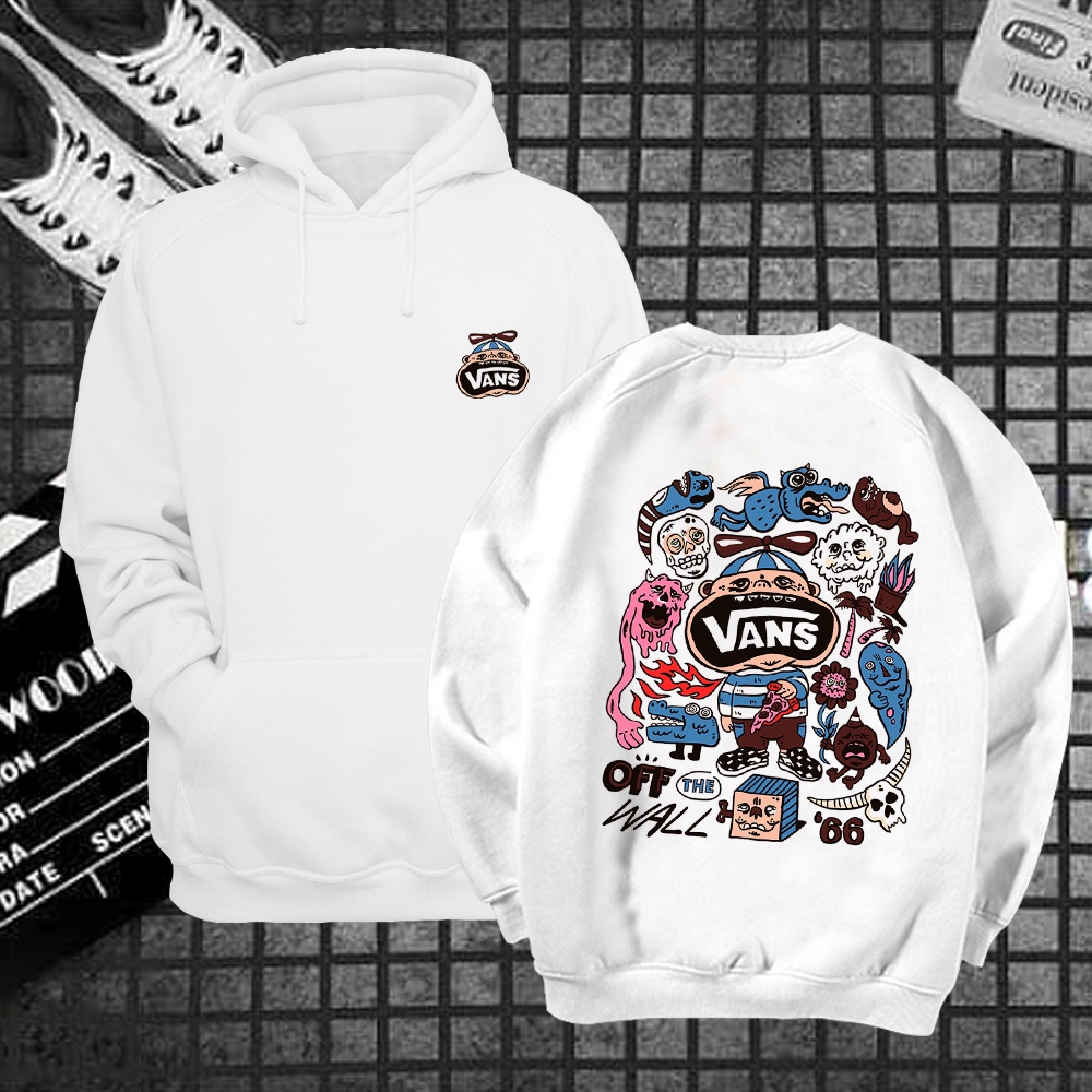 Áo hoodie sweater nỉ unisex VAN form rộng freeship toàn quốc MS04 m207