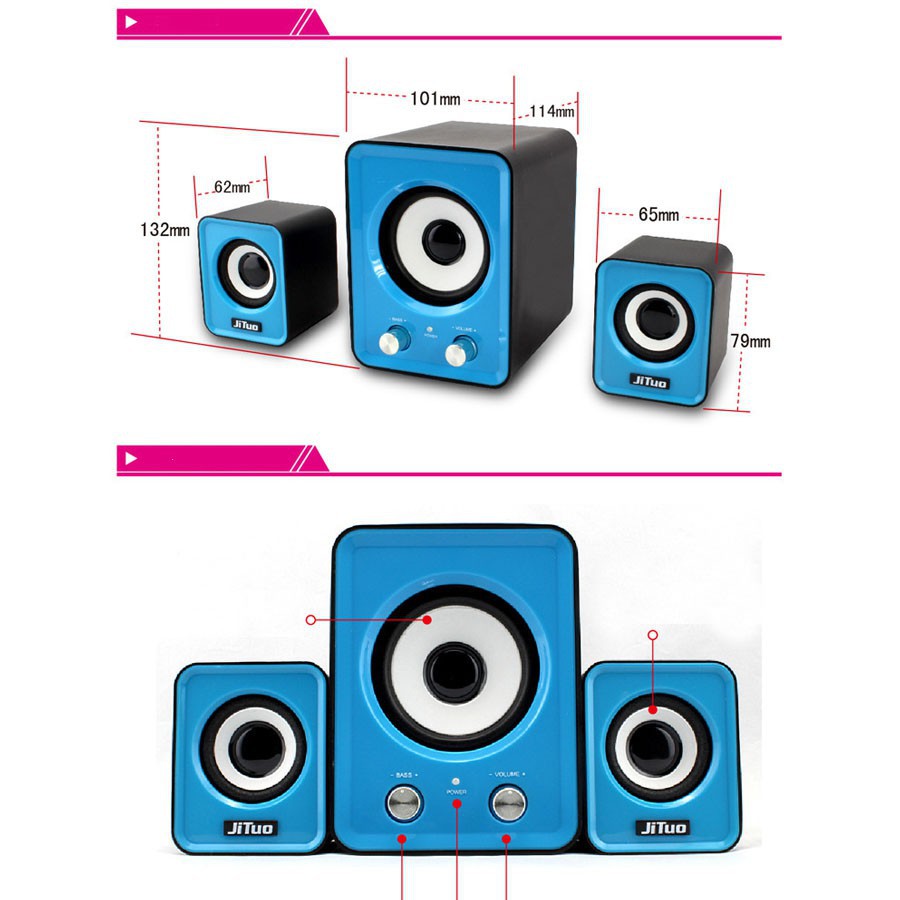 Loa Vi Tính - Bộ loa máy tính để bàn mini, cắm nguồn USB mẫu mới nhất ( kèm ảnh thật ) | BigBuy360 - bigbuy360.vn