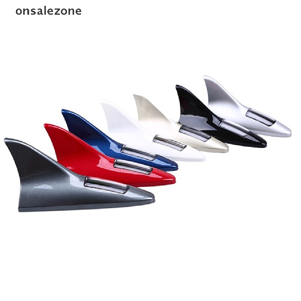 Ăng Ten Vây Cá Mập Có Đèn LED 8 Bóng Cảnh Báo Dùng Năng Lượng Mặt Trời Gắn Đuôi Xe Hơi