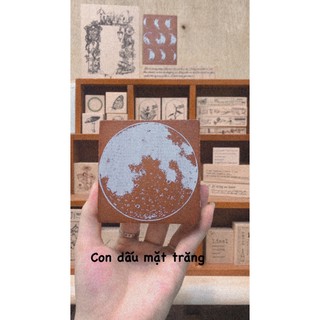 Con dấu gỗ mặt trăng và chu kì mặt trăng