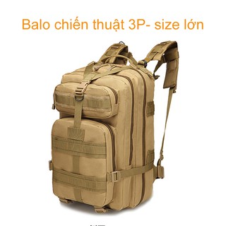 Balo du lịch chiến thuật 3P Size Lớn