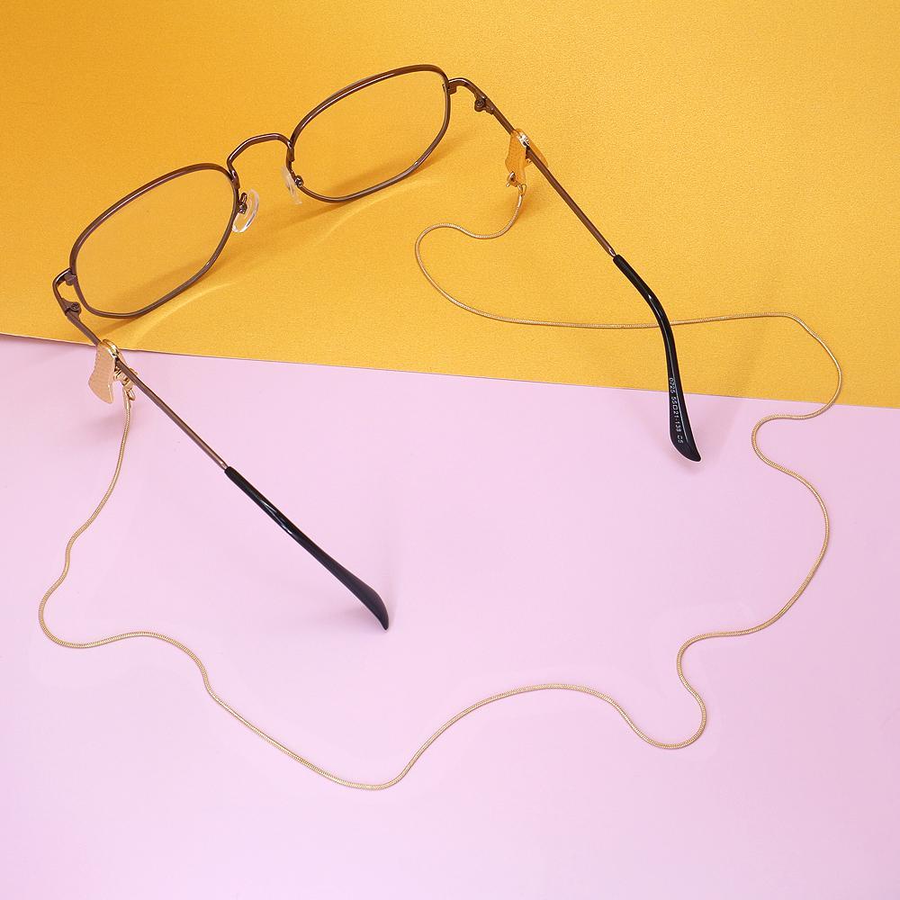 IVORY Dây Chuỗi Giữ Kính Đeo Mắt Xỏ Hạt Kim Loại Dành Cho Nam Nữ