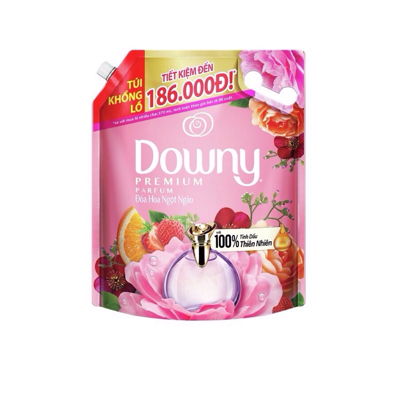 NƯỚC XẢ VẢI DOWNY ĐOÁ HOA NGỌT NGÀO TÚI 3L